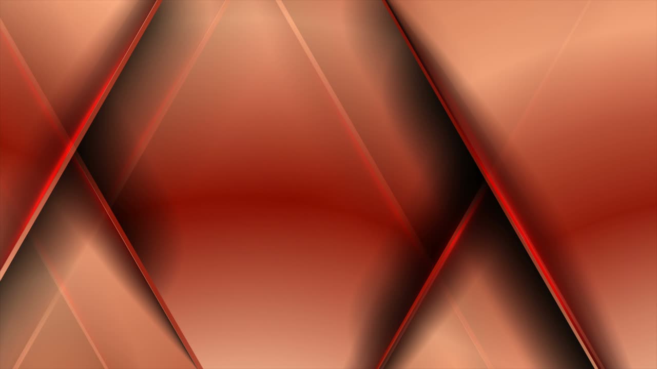 Sfondo astratto in movimento con strisce rosse lucide e luminose