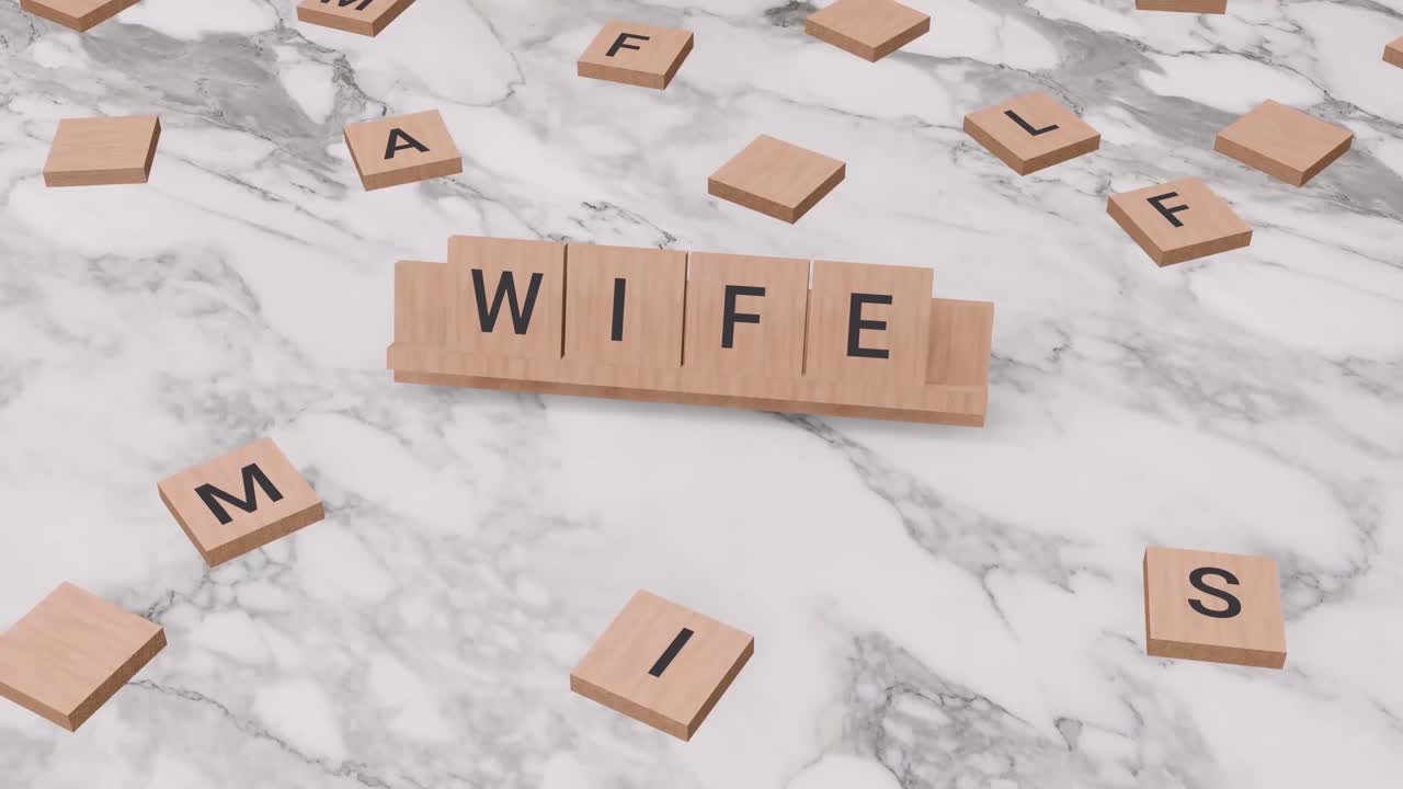 Wife word on scrabble