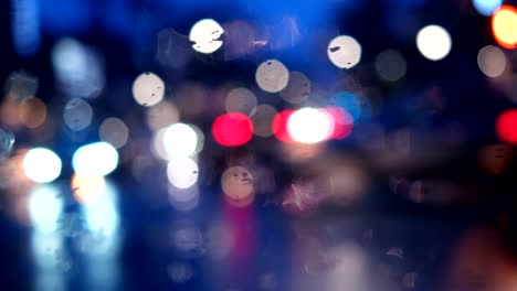 la ciudad de nueva york bajo la lluvia.