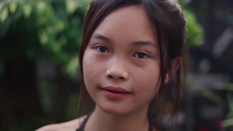 portrait of a teenage girl