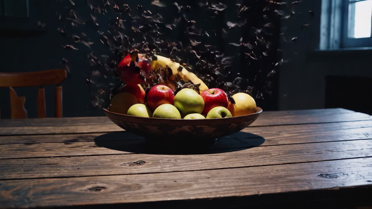 Fruit Bowl Attacked by Bats