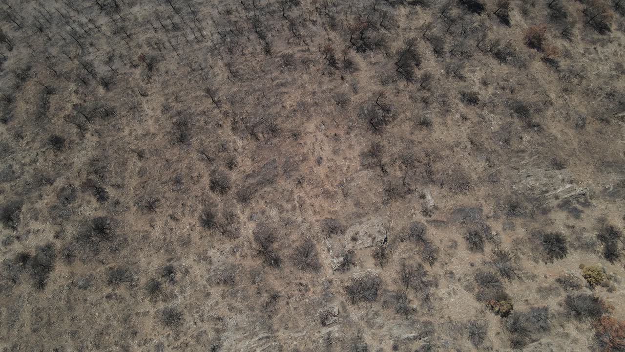 suelo destruido vista aérea