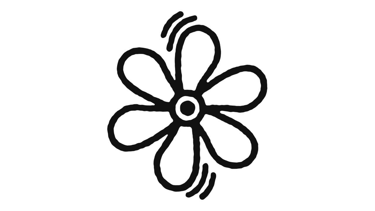 에어컨 아이콘 애니메이션 영상 및 알파 채널