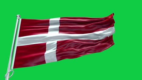 4k highly detailed flag of denmark - denmark flag high detail - national flag denmark wave pattern loopable elements