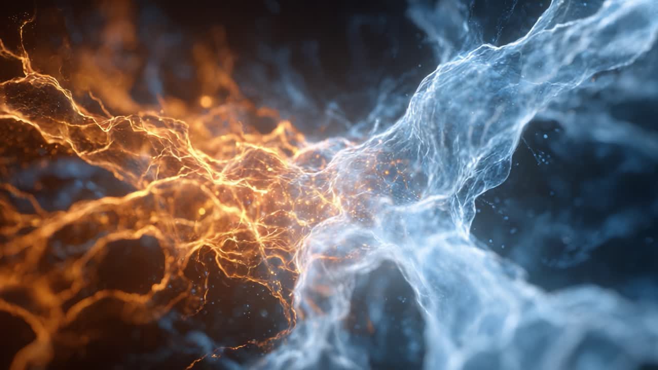 Dynamic Flow of Illumination: A Captivating Exploration of Energetic Streams Intertwining in a Mesmerizing Display of Light and Color