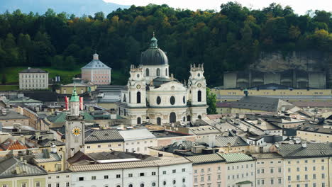 kollegienkirche,a historical treasure in salzburg's panorama,austria