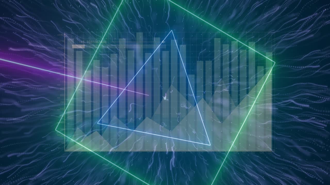 모양 위의 데이터 처리의 애니메이션