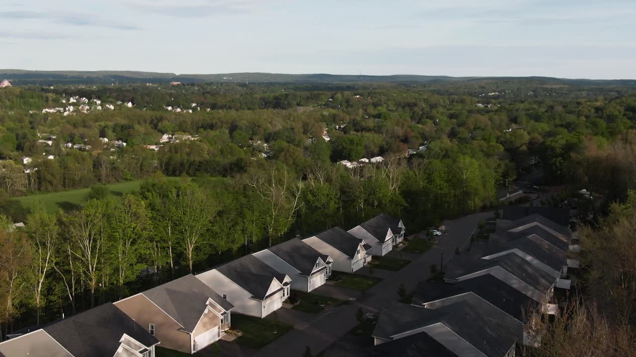amazing aerial drone footage from founders ridge, Middletown, Connecticut