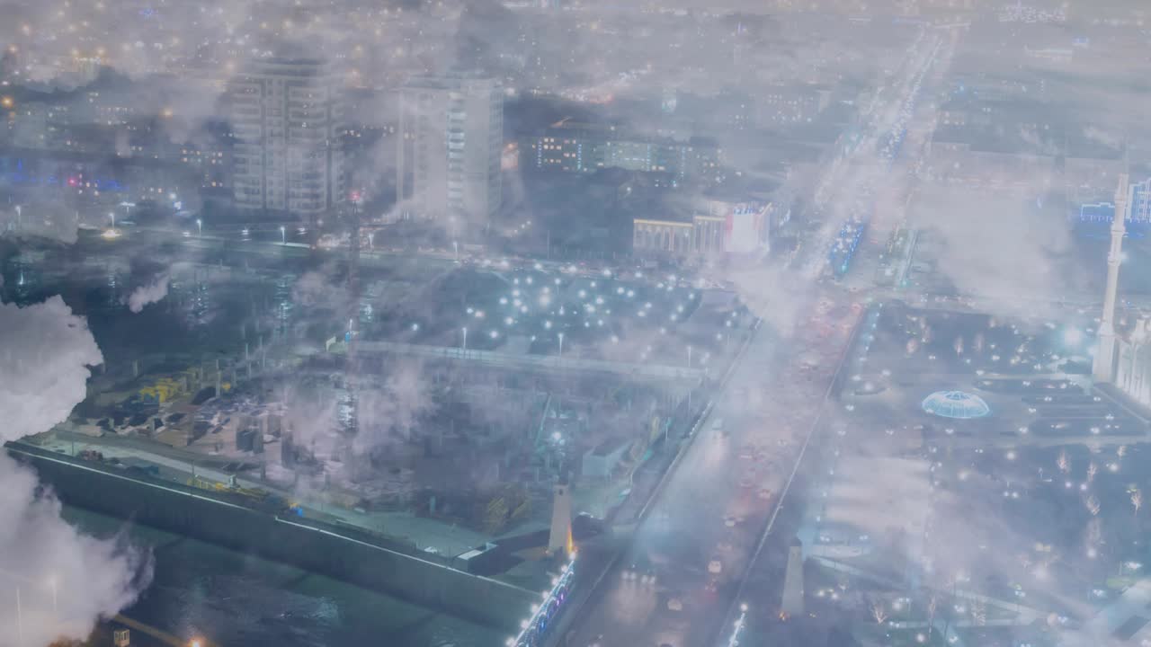 러시아 연방 체 공화국의 수도인 그로즈니 시의 아흐마드 카디로프 모스크.