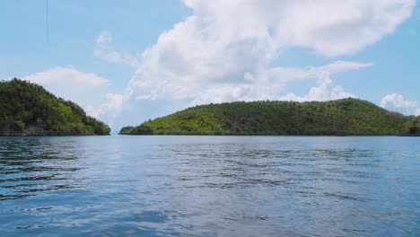 tranquil island paradise: serene ocean views