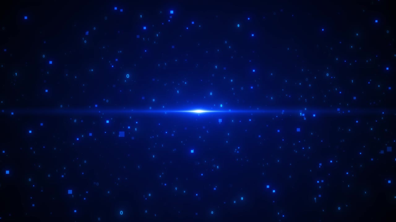 Futuristico ciberspazio digitale particelle dati connessioni di rete ambiente cibernetico 3D
