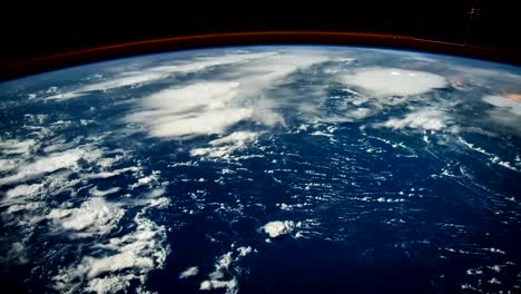 planet earth seen from the iss. beautiful planet earth observed from space. nasa time lapse shooting earth from space. elements of this video furnished by nasa.