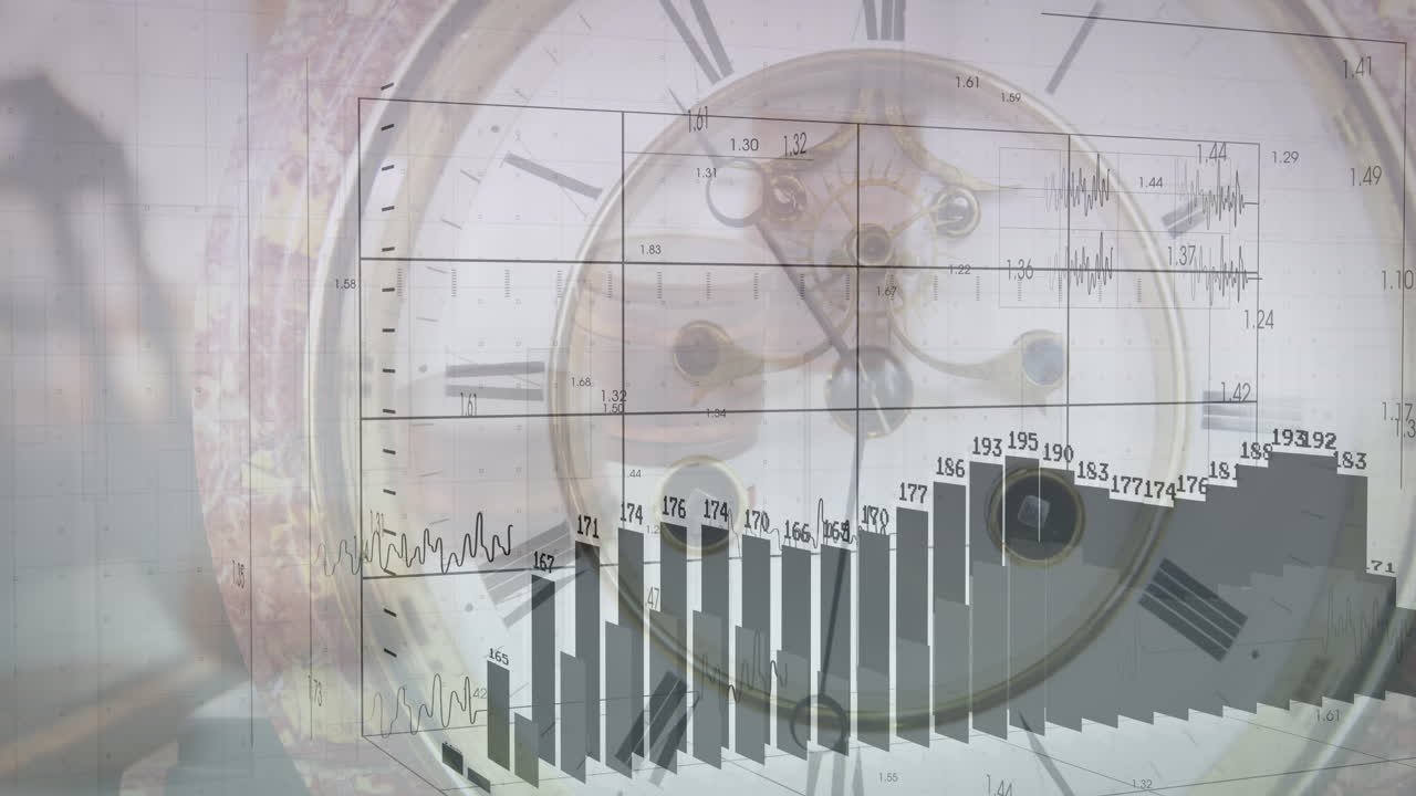 금융 데이터 처리의 24시간 애니메이션