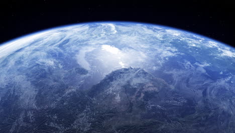 Closeup-blue-planet-earth-from-space.-Great-for-earth-day,-news-or-world-issues