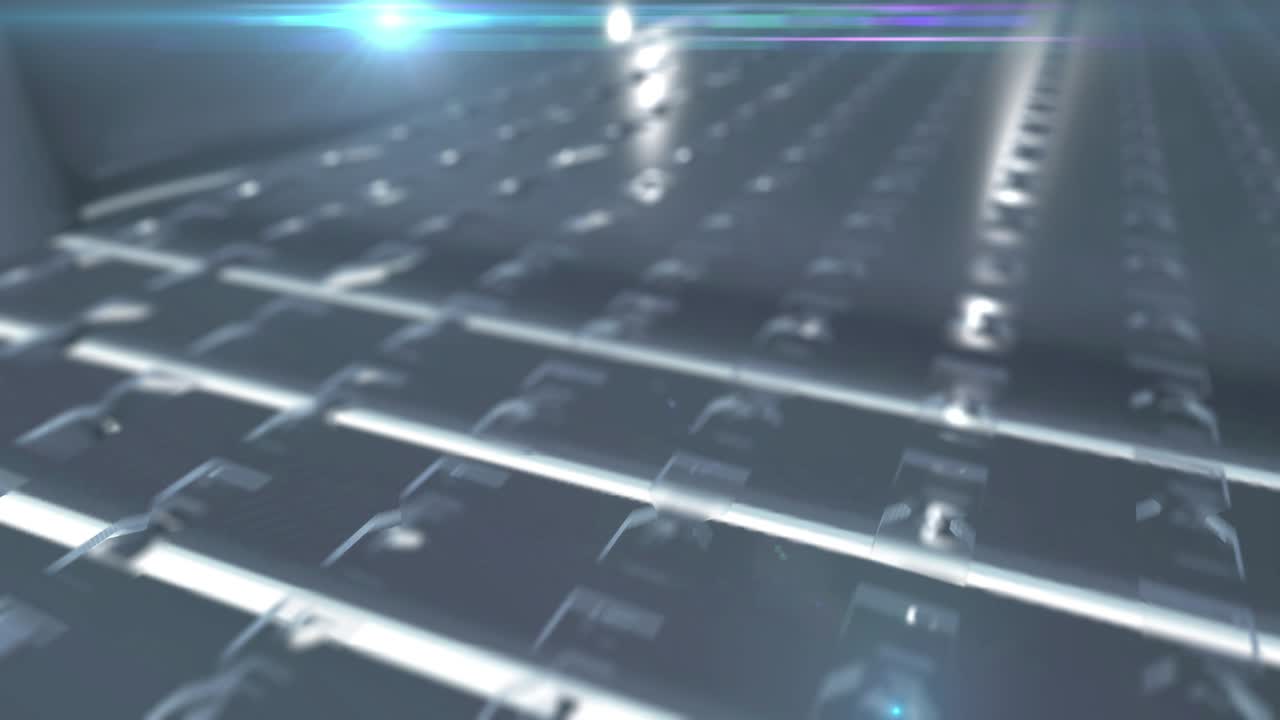 アブストラクト・メタリック・インダストリアル・バックグラウンド アニメーション