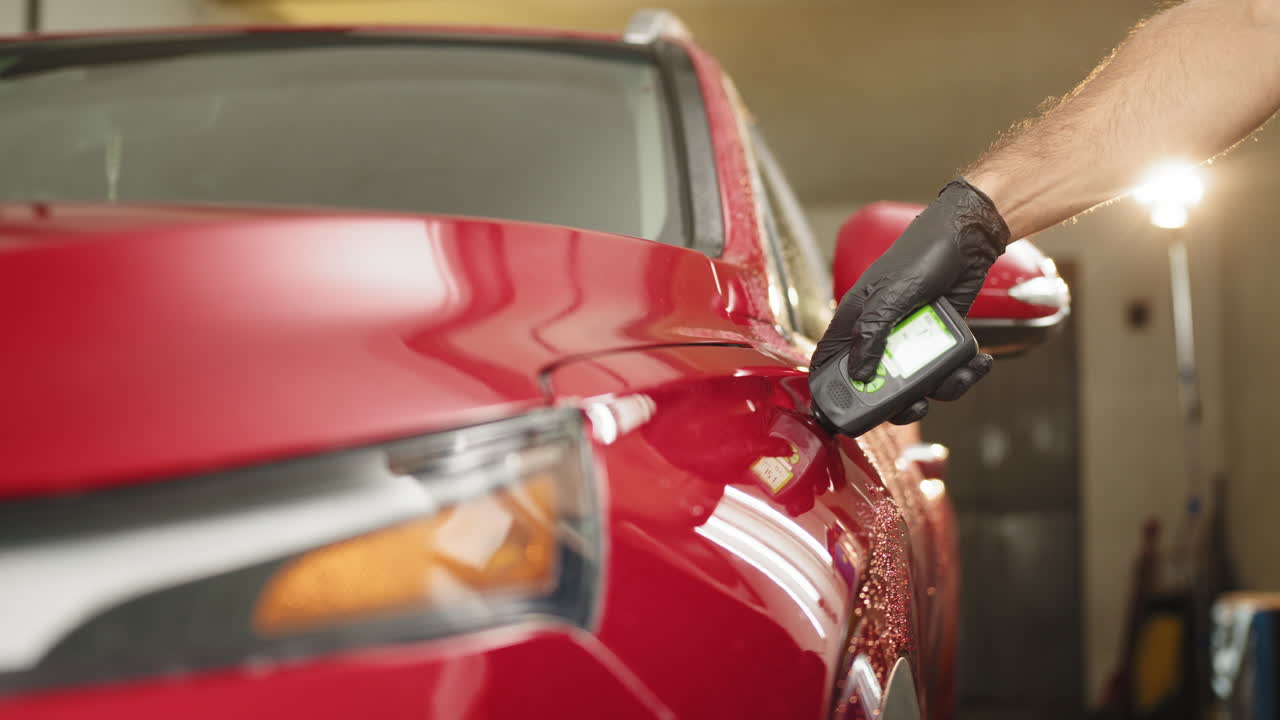 inspección de pintura de automóviles