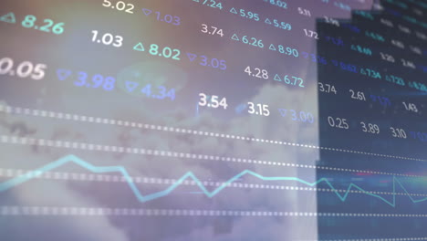 Animation-of-diagrams-and-stock-market-over-cityscape