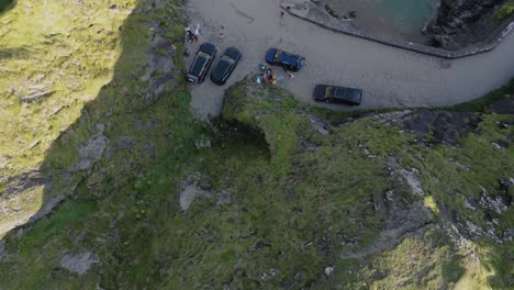 playa de coumeenoole - ojo de pájaro 4k imágenes cinematográficas de drones - co