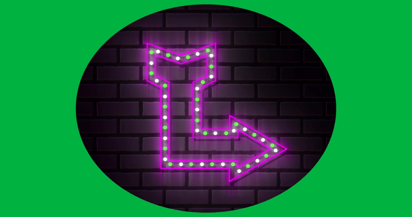 designer showcasing business arrow sign on transparent backdrop, featuring brick wall data icons