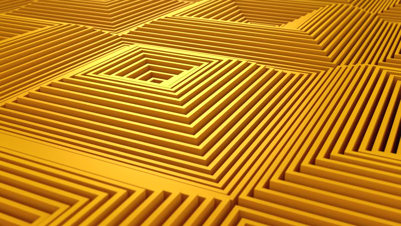 Squares Formed A Wave