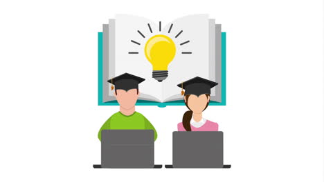 diseño de educación a distancia, animación de video