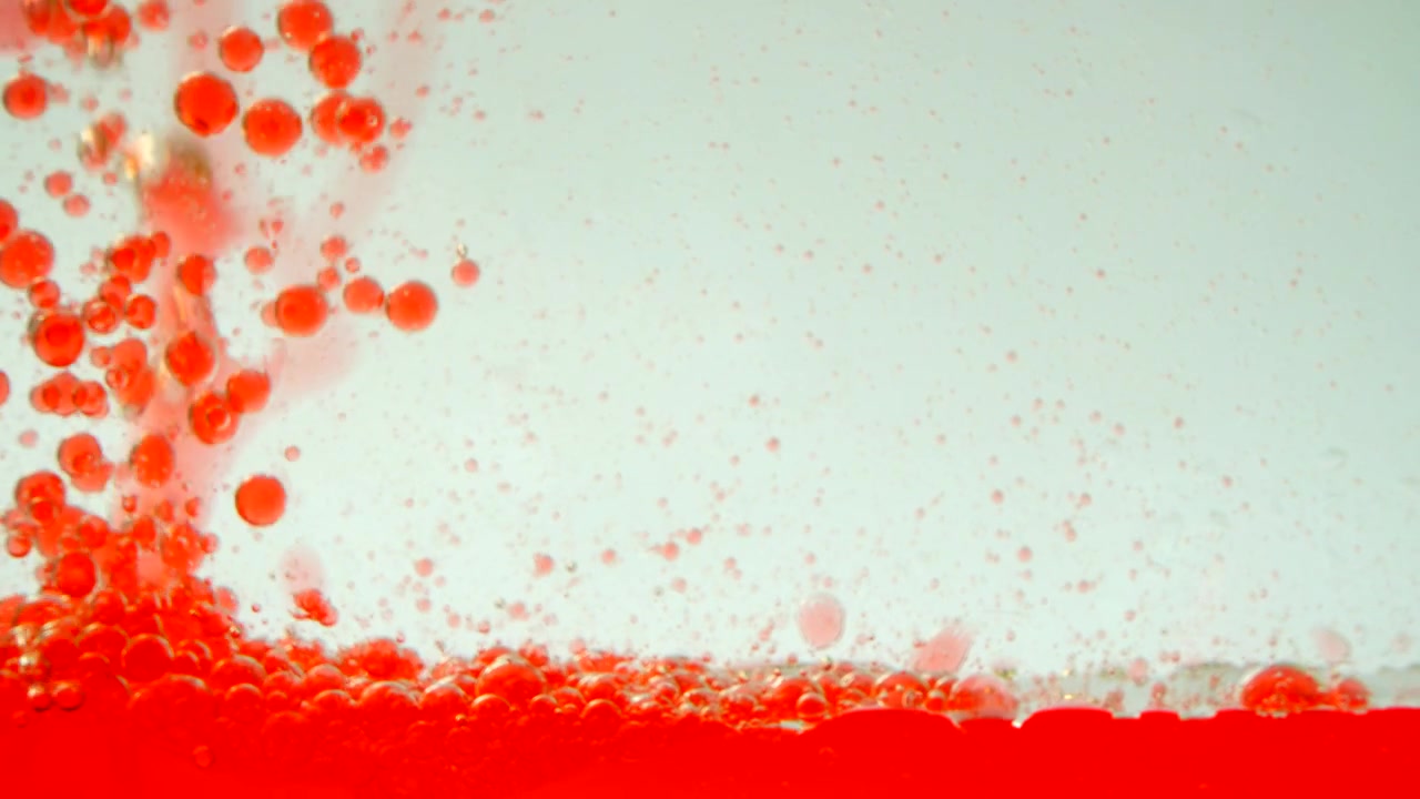 泡の背景。泡の動き