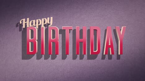 Simple-and-elegant-Happy-Birthday-greeting-card-with-cut-out-letters-on-a-purple-background