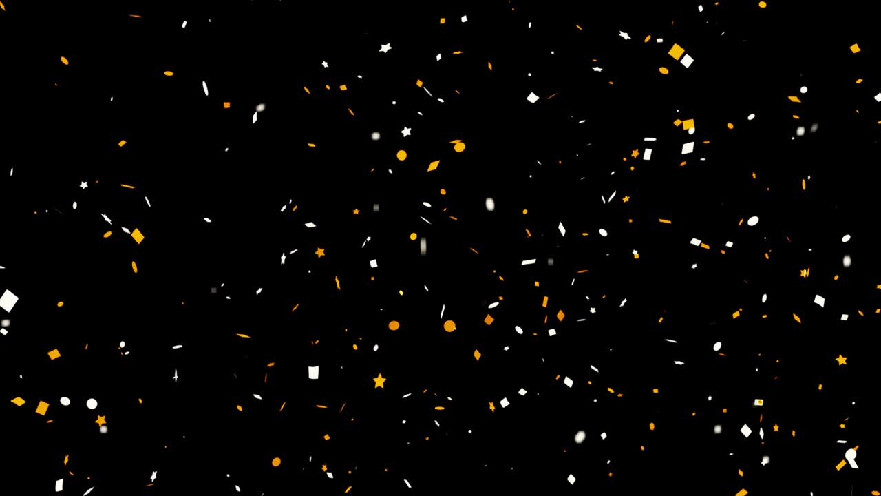 Animation colorful Glitter confetti falling Popper Explosion 4K Loop ...