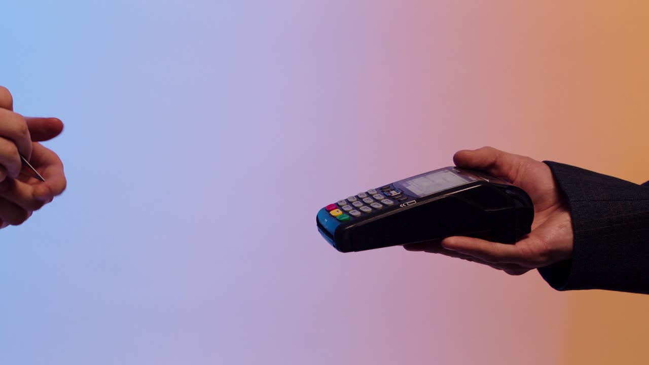 transacción de pago con tarjeta