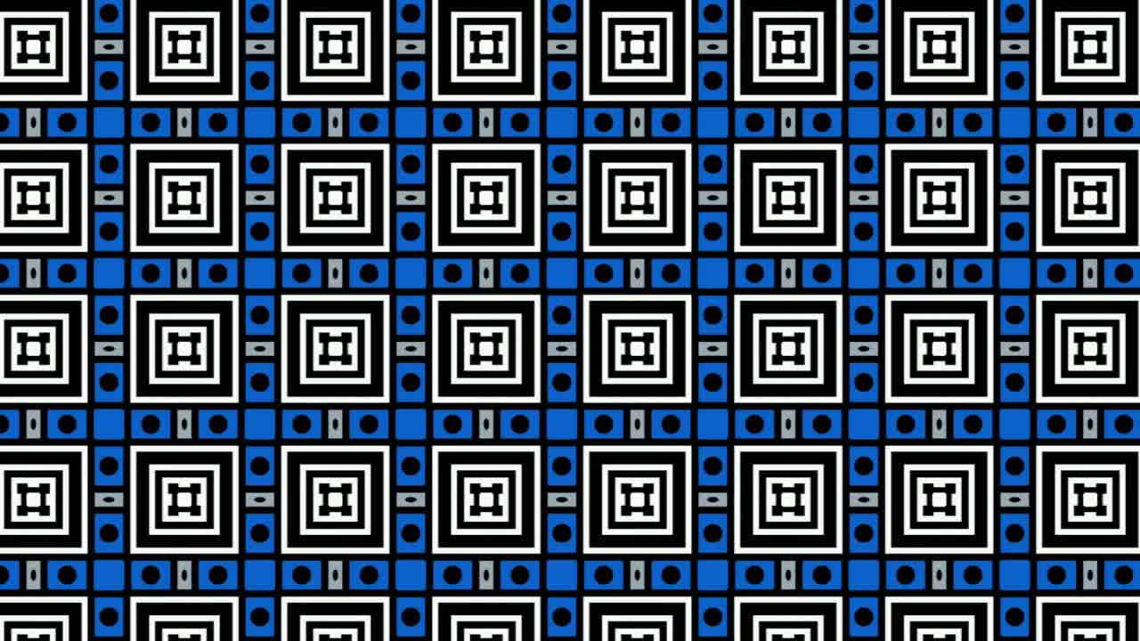 deliciosa animación de azulejos de porcelana centrados en aguamarina