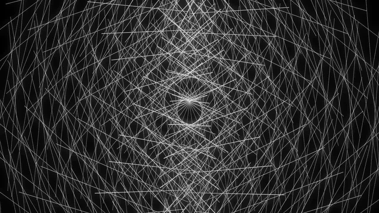 patrón de forma de punto de color blanco animación gráficos de movimiento