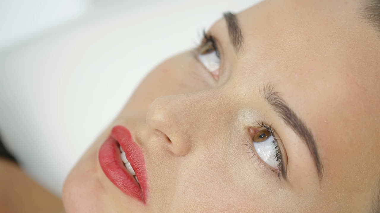 Girl With Make Up. Girl with make up looking at the camera