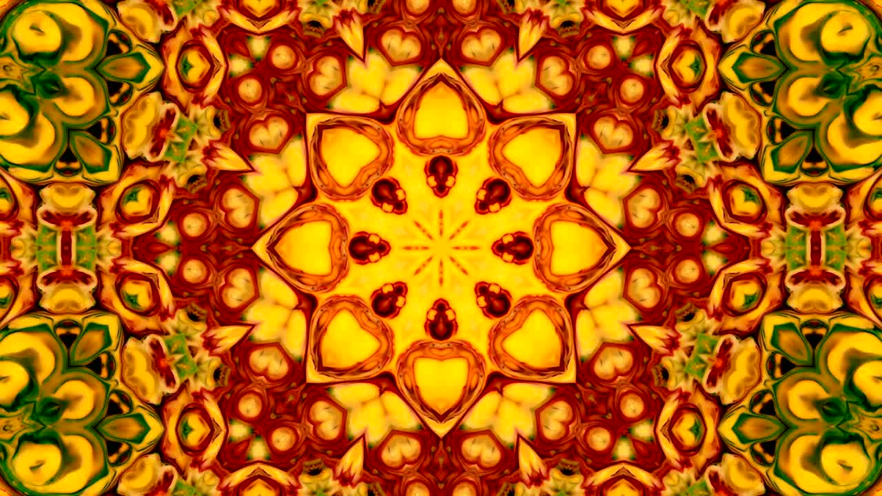 movimiento de fondo de kaleidoscopio abstractamente colorido