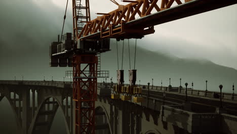 high way bridge under construction