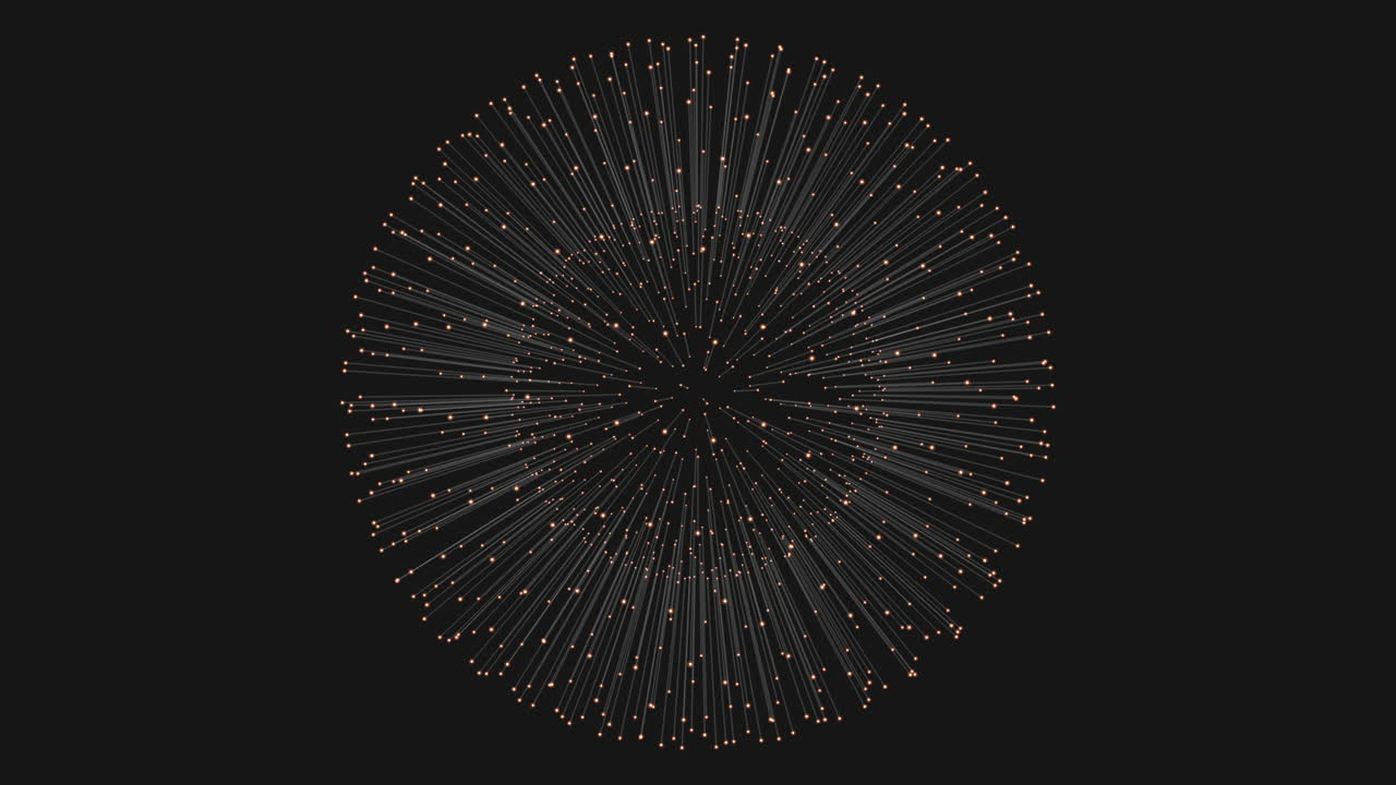 Circular pattern of dots intricate design of small lines arranged in a perfect circle
