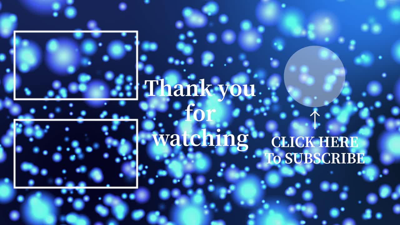 플로팅 포인트 엔드 카드 엔딩 스크린 모션 그래픽