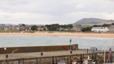 vista panorámica de la costa de elie y earlsferry
