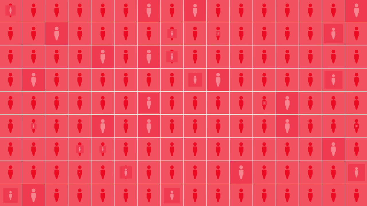 간단한 네트워크 배경 7에 모션 사람 아이콘