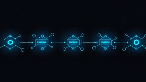 visual representation of blockchain technology highlighting transactions and their connectivity in a digital framework