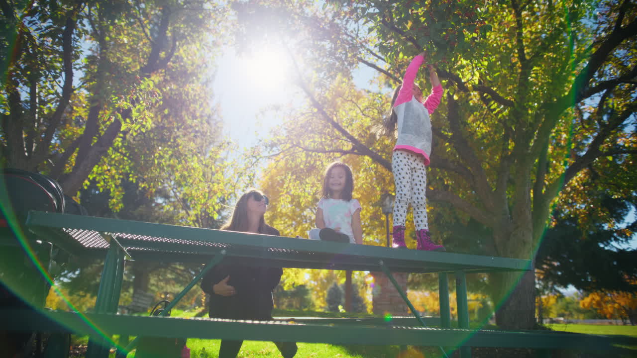 Kids Picking Fruit in the Park
