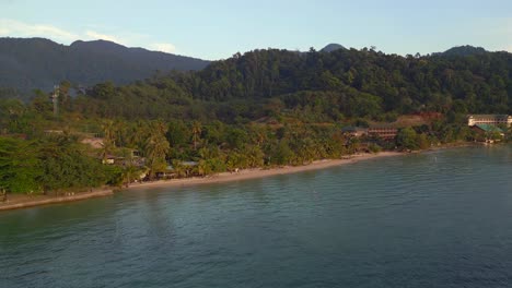 Amazing-aerial-top-view-flight-backpacker-island-Thailand-Koh-Chang-Kai-Bae-Beach-evening-22