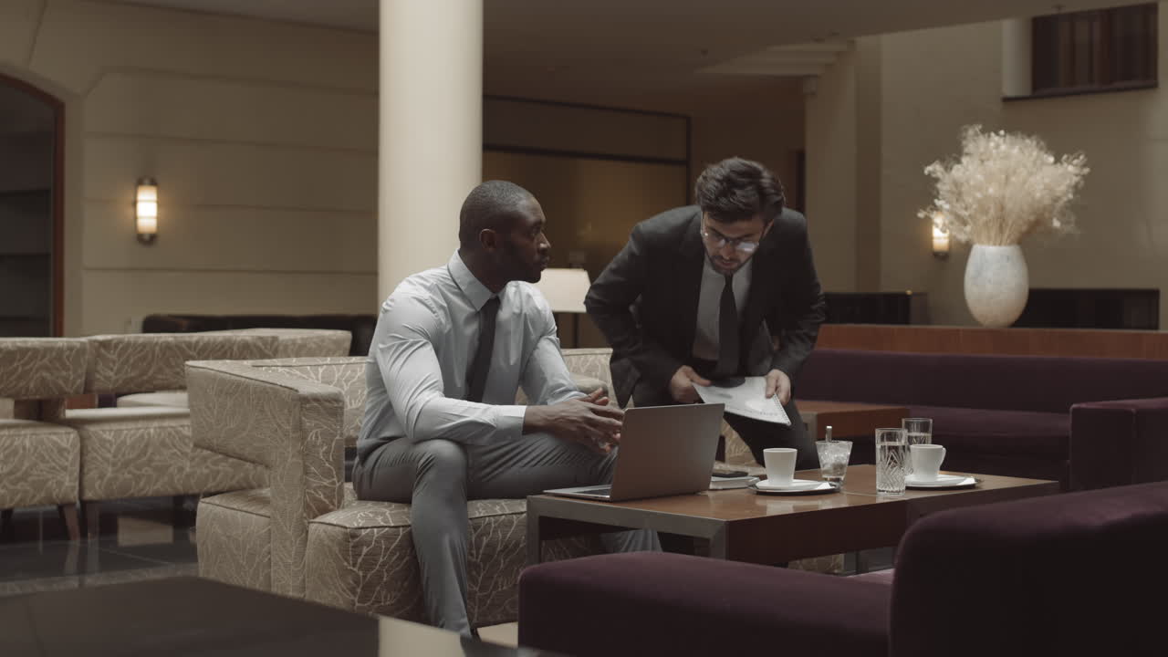 Business Partners Meeting in Restaurant