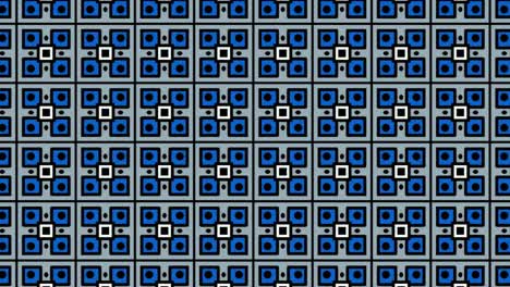 un hermoso patrón ornamental azul pintado en la diapositiva