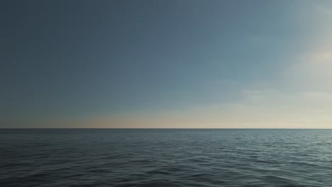 ocean waves moving sideways into the sea