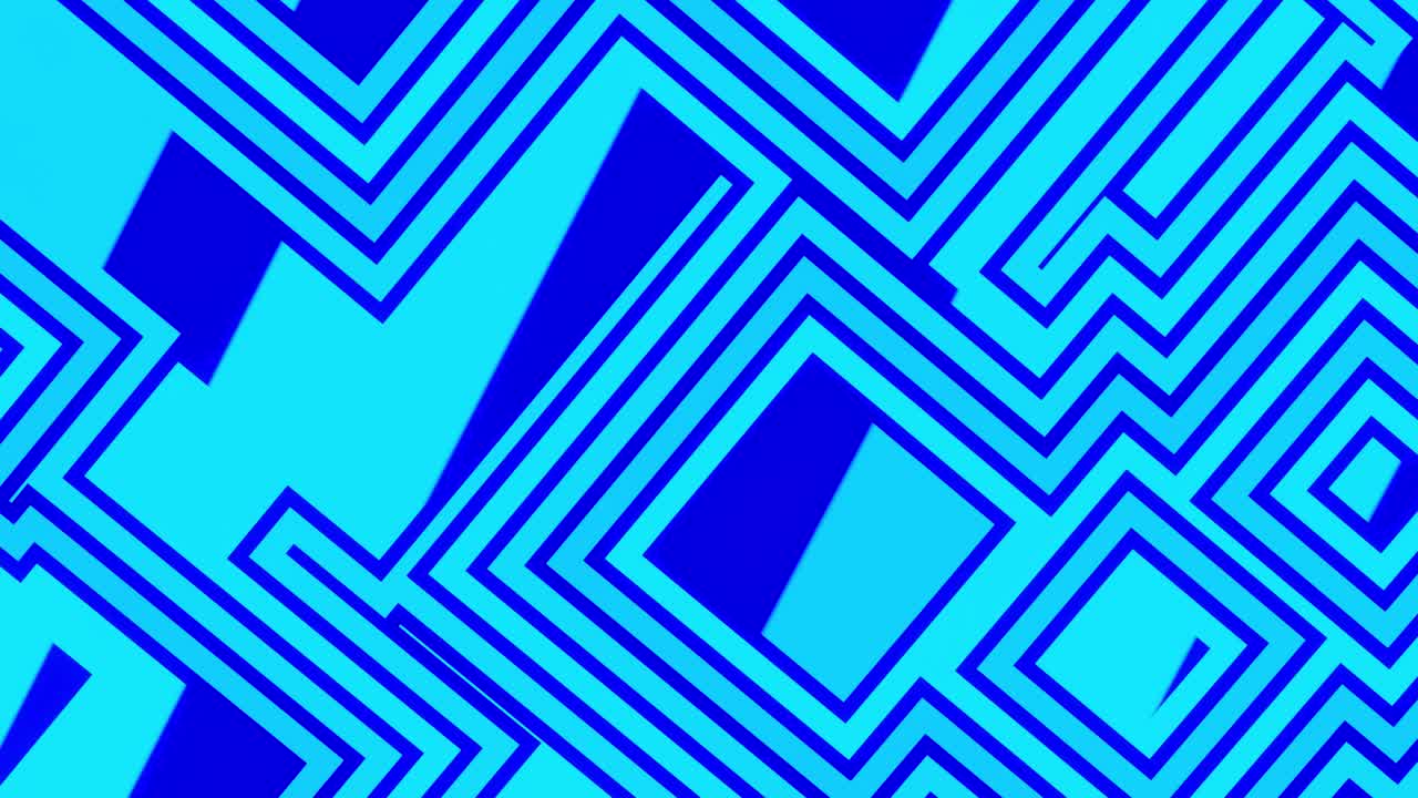 Abstract Blue Geometric Pattern
