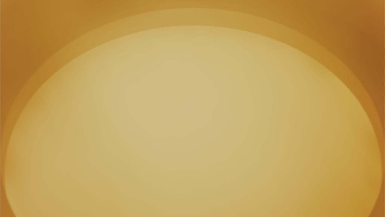 Soft abstract golden circle of light with smooth gradient