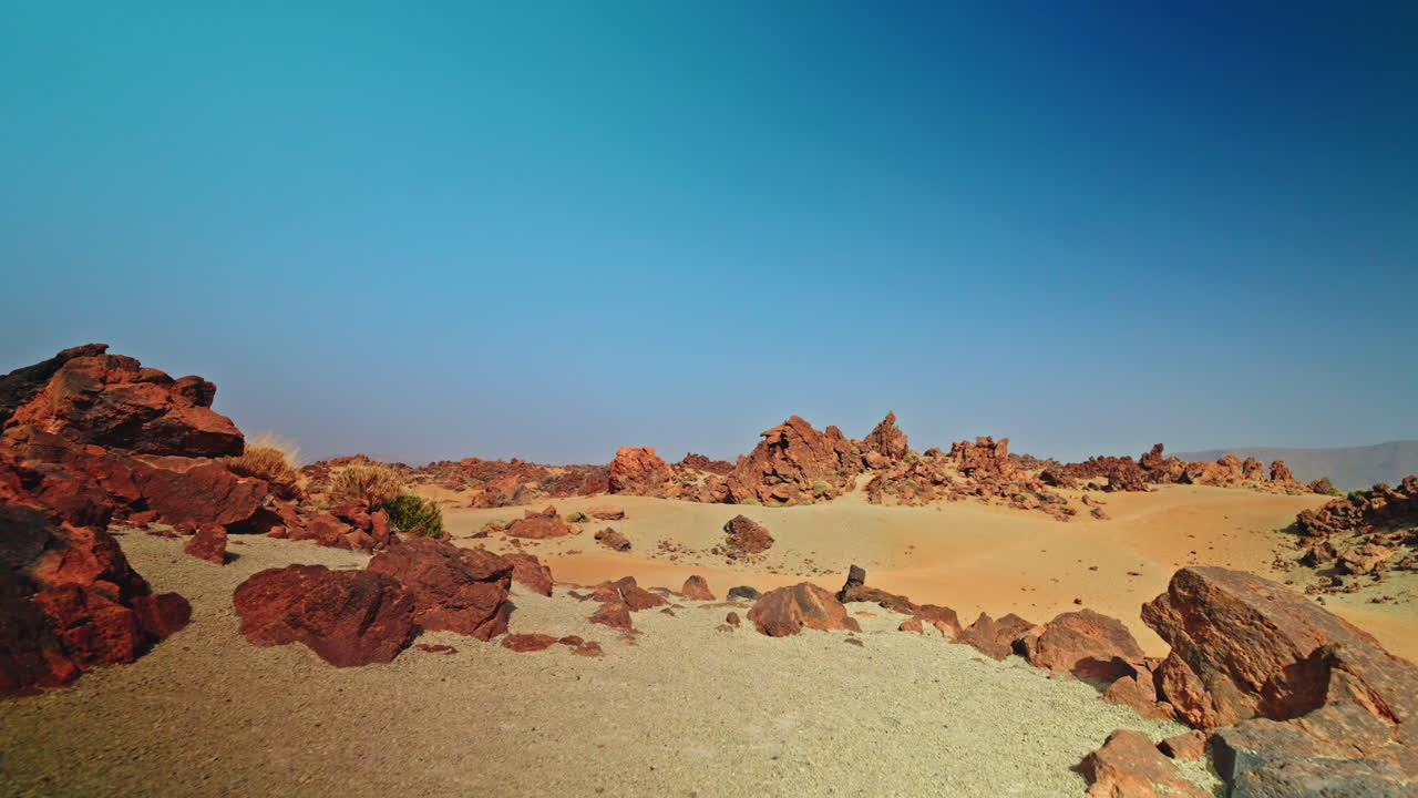 Panoramic view of El Teide National Park.
Volcanic landscape, Tenerife, Canary islands, Spain.