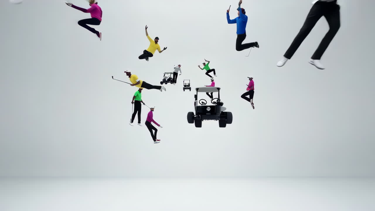 Automated Golf Cart with Ball Dispenser