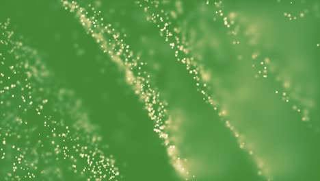 abstract green particles background