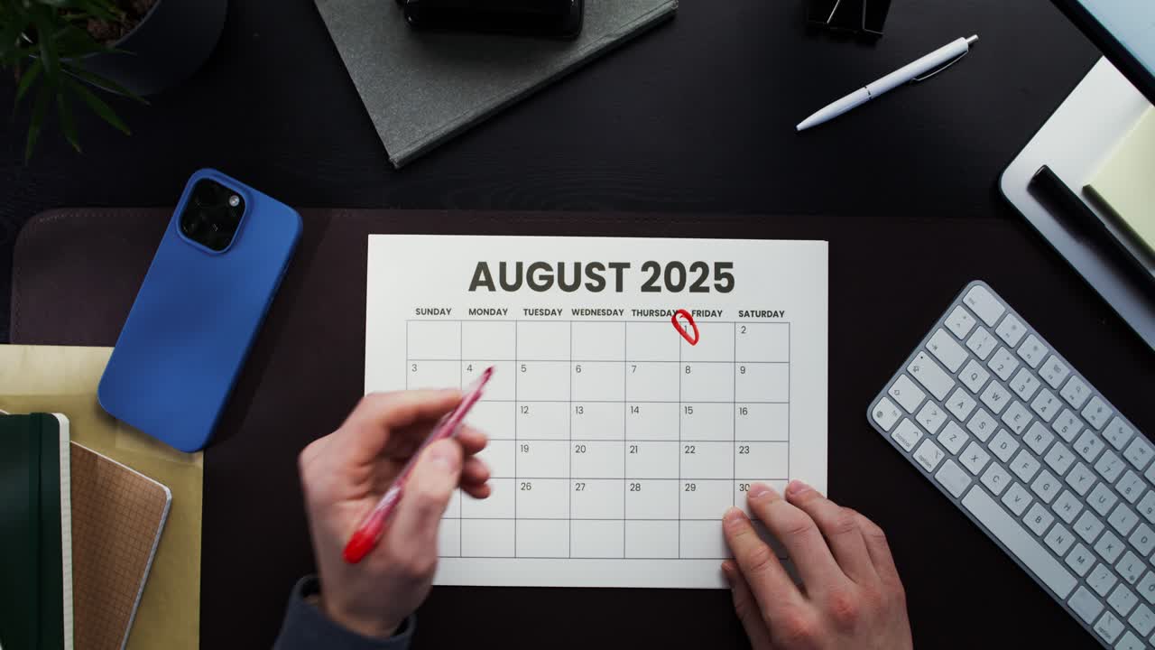 Marking Dates on Calendar